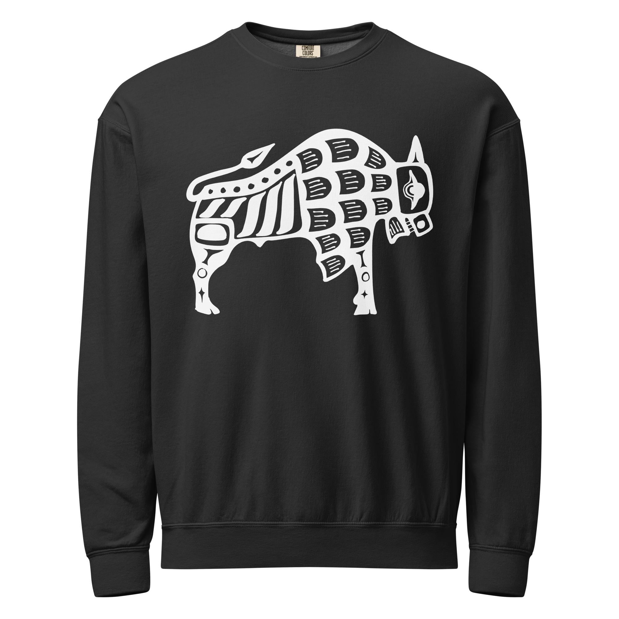 The Buffalo (T-Shirt/Crewneck/Hoodie) Hand-Drawn Spirit Animal