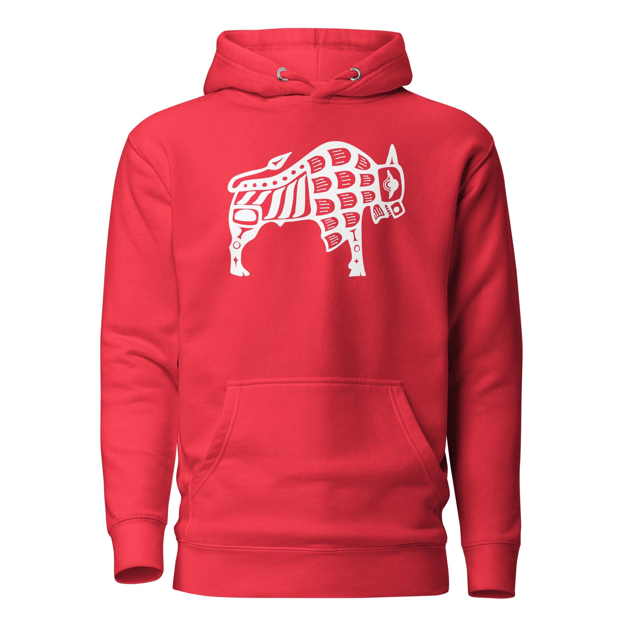 The Buffalo (T-Shirt/Crewneck/Hoodie) Hand-Drawn Spirit Animal