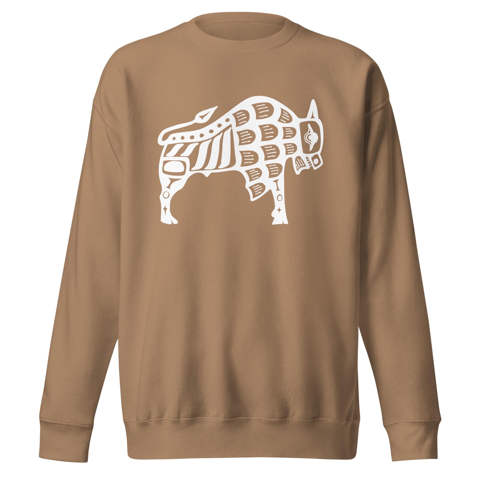 The Buffalo (T-Shirt/Crewneck/Hoodie) Hand-Drawn Spirit Animal